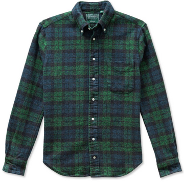 Gitman Vintage Cotton Tweed Check - Blackwatch