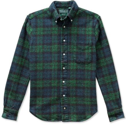 Gitman Vintage Cotton Tweed Check - Blackwatch
