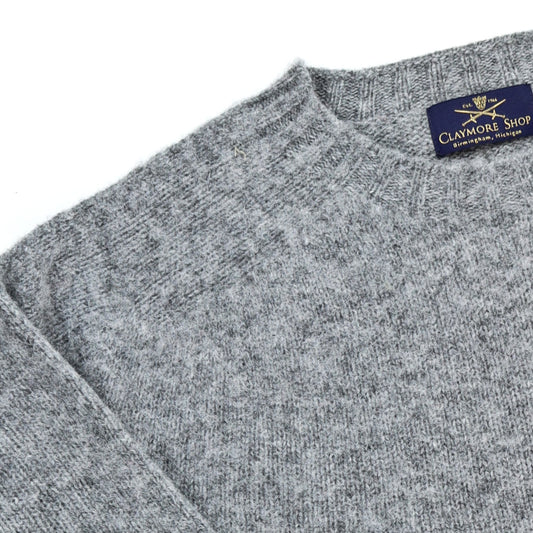 Claymore Shop Shetland Sweater Medium Grey