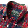 Gitman Vintage Cotton/Linen Archive Madras- Navy