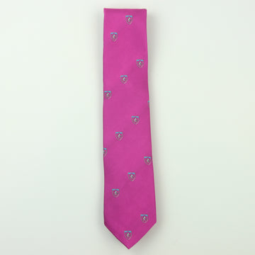 Robert Jensen Crest Club Silk Necktie - Pink â claymoreshop