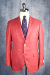 Samuelsohn Wool Silk & Linen Blend Sport Jacket - Red