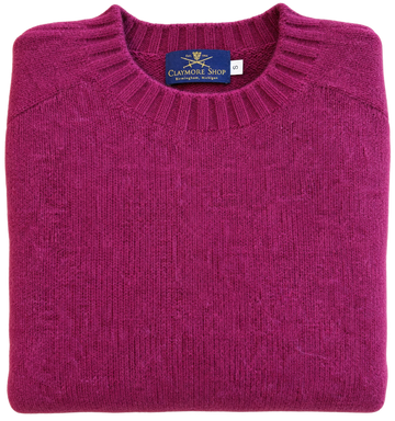 Claymore Shop Shetland Sweater - Claret