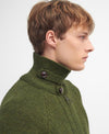 Barbour x TO KI TO Paxman Zip-Up Jumper - Dark Olive