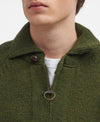 Barbour x TO KI TO Paxman Zip-Up Jumper - Dark Olive