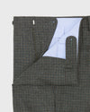 Sid Mashburn Brushed Check Hopsack Dress Trouser - Olive/Navy/Brown