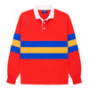 Rowing Blazers Climber Stripe Rugby - Red/Yellow/Blue