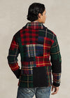 Ralph Lauren Patchwork Plaid Wool Blend Cardigan - Multi