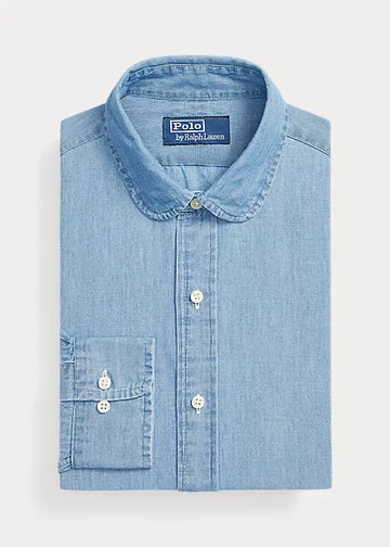 chambray dress shirt Ralph Lauren Indigo Chambray Shirt – claymoreshop