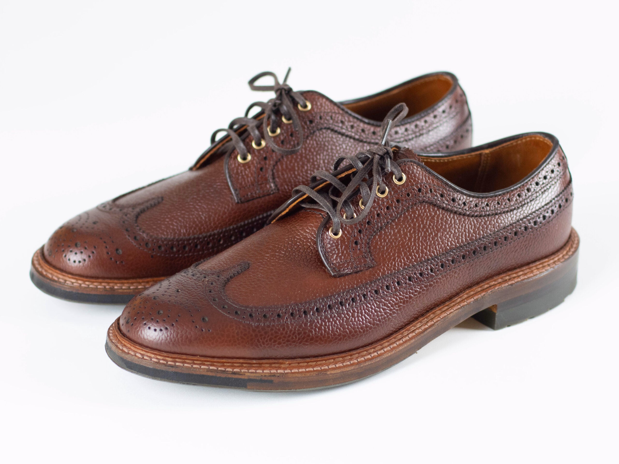 Alden Long Wing Blucher Brown Scotchgrain D0522C